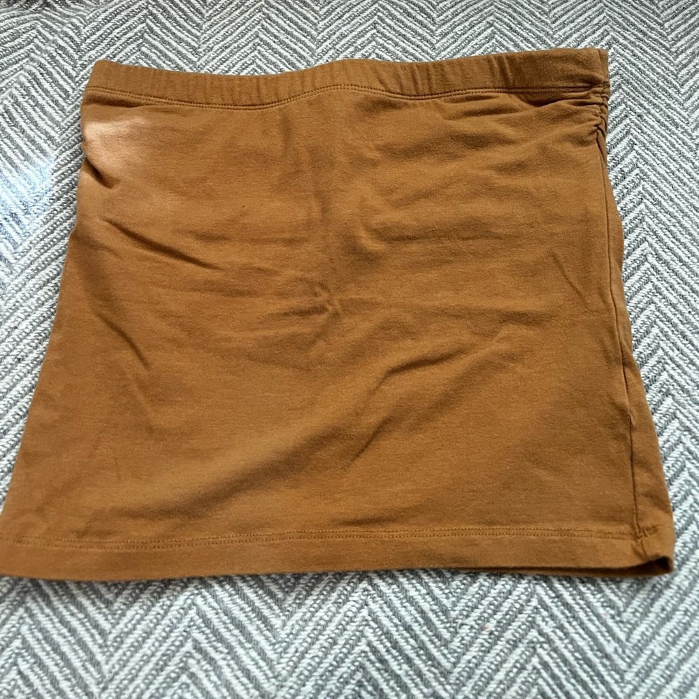 Size large mustard yellow crop top